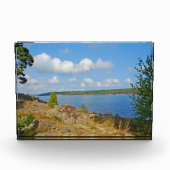 Schwedischer Fjord Fotoblock (Vorderseite)