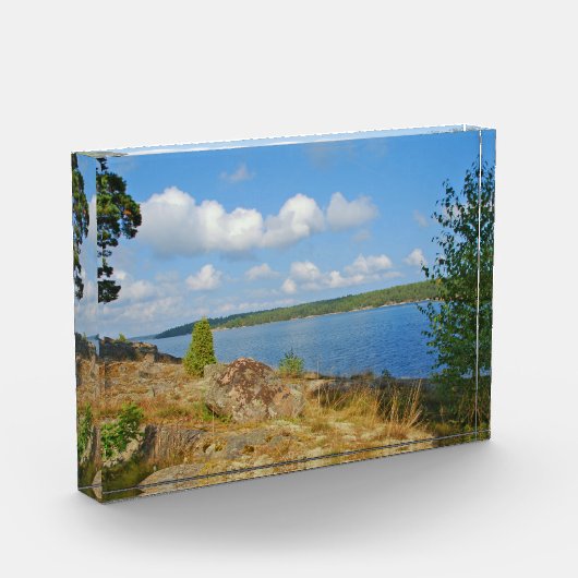 Schwedischer Fjord Fotoblock (Links)