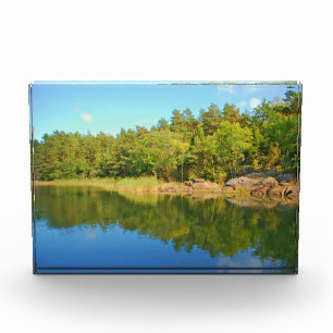 Schwedischer Fjord Fotoblock