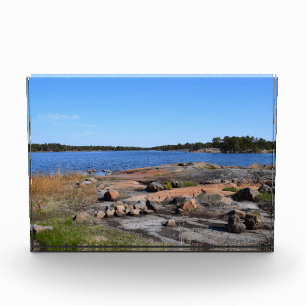 Schwedischer Fjord Fotoblock