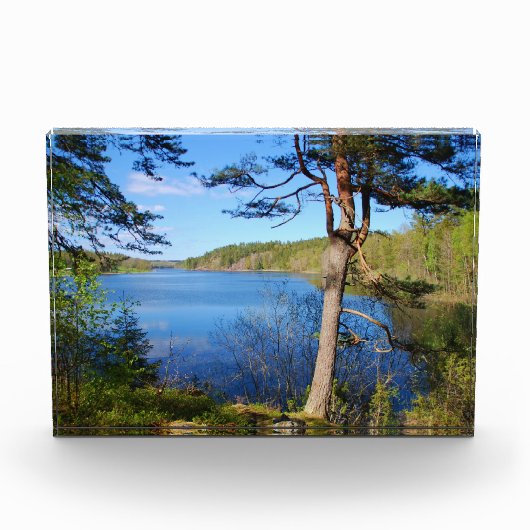 Schwedischer Fjord Fotoblock (Vorderseite)