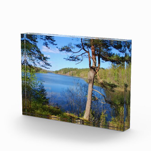 Schwedischer Fjord Fotoblock (Rechts)