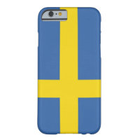 Schwedischer Flaggen-Telefon-Kasten