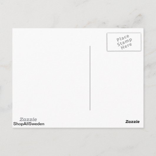 Schwedischer Garten/Brunnen Postkarte (Rückseite)