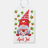 Schwedischer Gnome mit Herz Geschenkanhänger (Vorderseite)