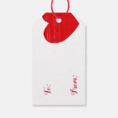 Schwedischer Gott jul! Personalisierte Geschenkmar Geschenkanhänger (Rückseite)