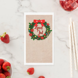 Schwedischer Julservett Serviette