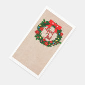 Schwedischer Julservett Serviette (Ecke)