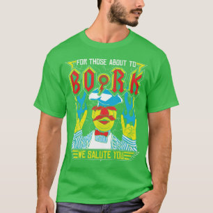 Schwedischer Koch Forhose steht kurz vor BORK retr T-Shirt
