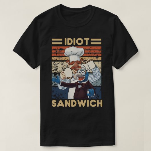 Schwedischer Koch Sandwich T-Shirt (Design vorne)