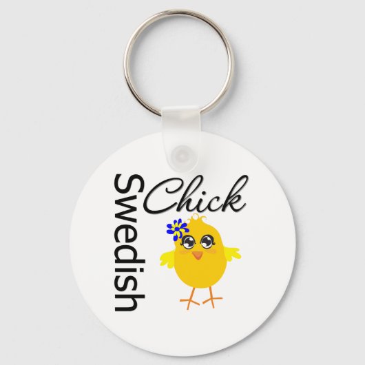 Schwedischer Küken Schlüsselanhänger (Vorderseite)