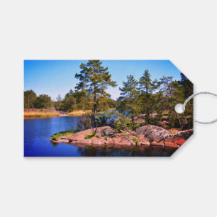 schwedischer Landscap, Foto, personalisiert Geschenkanhänger