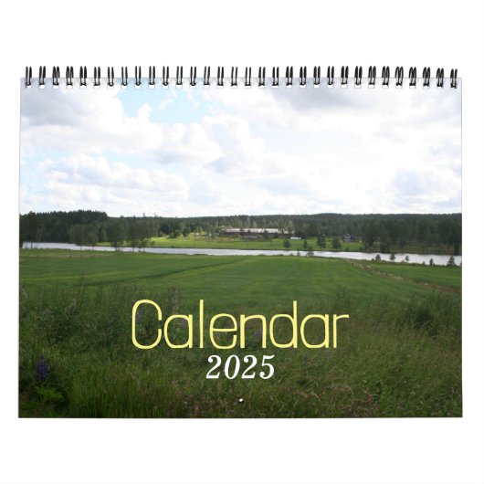 Schwedischer Landschaftskalender 2025 Kalender (Titelbild)