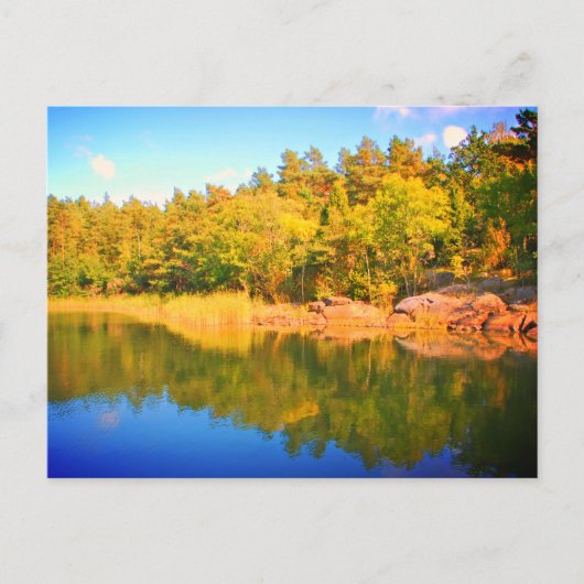 Schwedischer Landskap, Foto Postkarte (Vorderseite)