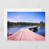 Schwedischer Landskap, Foto Postkarte (Vorne/Hinten)