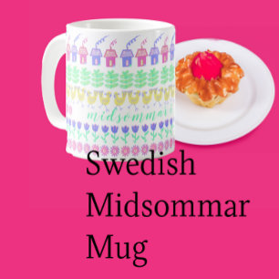 Schwedischer Sommer Kaffeetasse
