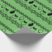 Schwedischer Sweatstil Geschenkpapier (Ecke)