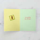 Schwedischer Tomten oder Elf Gingerbrot Baker Weih Karte (Innenseite)