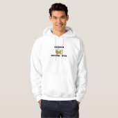 Schwedischer trinkender TeamHoodie Hoodie (Vorne ganz)