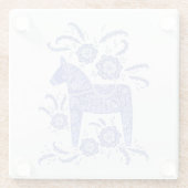 Schwedischer Untersetzer Dala Horse (Rückseite)