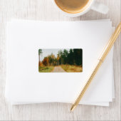 Schwedischer Urwald Adressaufkleber (Insitu)