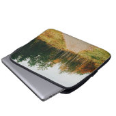 Schwedischer Urwald Laptopschutzhülle (Vorne Knopf)