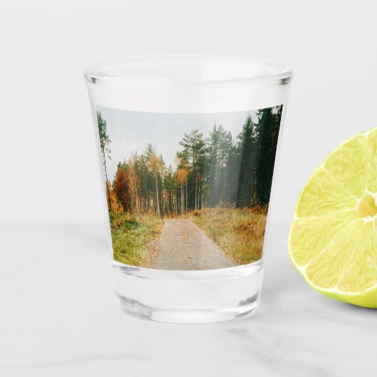 Schwedischer Urwald Schnapsglas (Vorderseite)