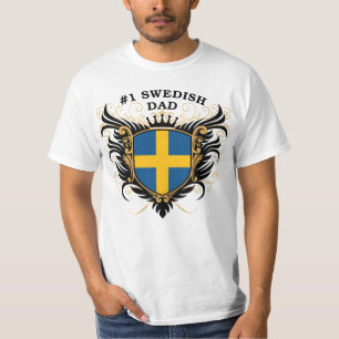 Schwedischer Vater der Nr.-eine T-Shirt