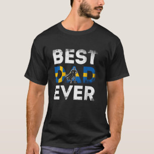 Schwedischer Vater Schweden Vater Superhero Hero T-Shirt