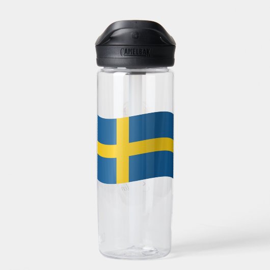 Schwedischer Wappen, Flagge, Schweden Trinkflasche (Rückseite)