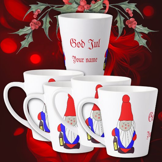 Schwedischer Weihnachtsgnome Milchtasse
