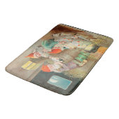 Schwedischer Weihnachtsmann (von Jenny Nyström) Badematte (Schrägansicht)