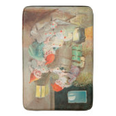 Schwedischer Weihnachtsmann (von Jenny Nyström) Badematte (Vorderseite Vertikal)