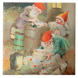 Schwedischer Weihnachtsmann (von Jenny Nyström) Fliese