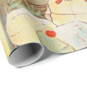 Schwedischer Weihnachtsmann (von Jenny Nyström) Geschenkpapier (Rolleneckpunkt)