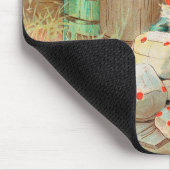 Schwedischer Weihnachtsmann (von Jenny Nyström) Mousepad (Ecke)