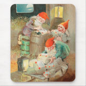 Schwedischer Weihnachtsmann (von Jenny Nyström) Mousepad (Vorne)