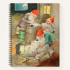Schwedischer Weihnachtsmann (von Jenny Nyström) Notizblock