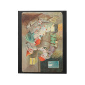 Schwedischer Weihnachtsmann (von Jenny Nyström) Notizblock (Rotiert)