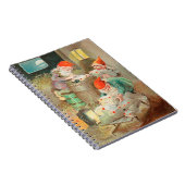 Schwedischer Weihnachtsmann (von Jenny Nyström) Notizblock (Rechte Seite)