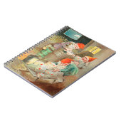 Schwedischer Weihnachtsmann (von Jenny Nyström) Notizblock (Linke Seite)