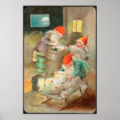 Schwedischer Weihnachtsmann (von Jenny Nyström) Poster (Vorne)