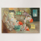 Schwedischer Weihnachtsmann (von Jenny Nyström) Puzzle (Horizontal)