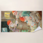 Schwedischer Weihnachtsmann (von Jenny Nyström) Strandtuch (Vorderseite)