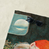 Schwedischer Weihnachtsmann (von Jenny Nyström) Strandtuch (Beispiel)