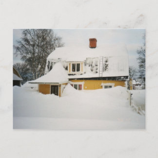 Schwedischer Winter Postkarte