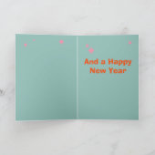 Schwedisches Dala HorChristmas Feiertagskarte (Innenseite)