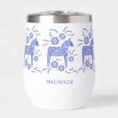 Schwedisches Dala Horse Personalisiert (Vorderseite)