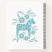 Schwedisches Dala Horse Personalisiert Notizblock (Rückseite)