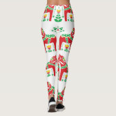 Schwedisches Dala Pferd: Volkskunst Leggings (Rückseite)